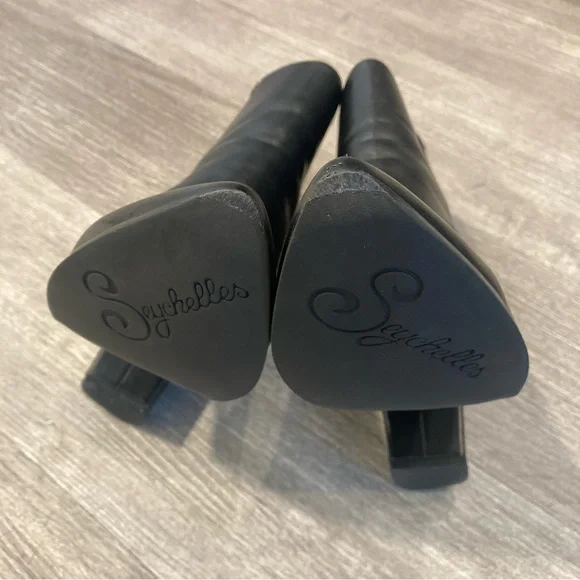 Seychelles Leather Black Ankle Boots - Picture 9 of 9